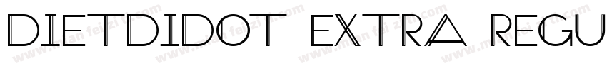 DietDidot Extra Regu字体转换
